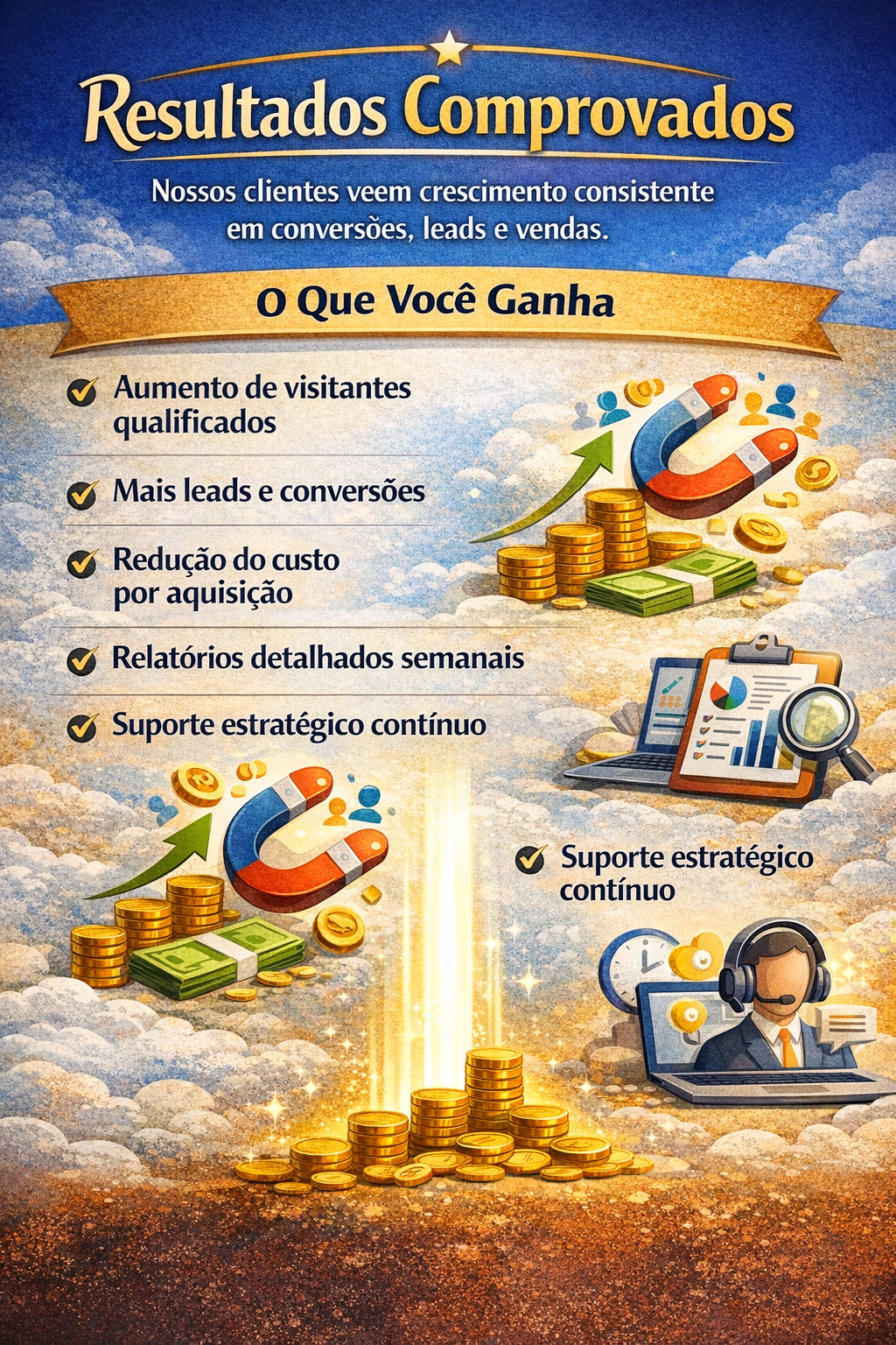 Crescimento e Resultados